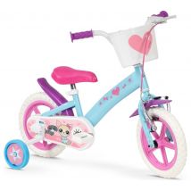 TOIMSA Pets 12" Kids' Bike - Blue & Pink, Pink,Blue