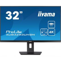 IIYAMA ProLite XUB3293UHSN-B5 4K Ultra HD 32" IPS LCD Monitor - Black, Black