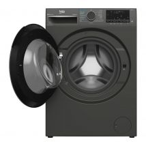 BEKO B5D58544UG Bluetooth 8 kg Washer Dryer - Black, Black