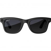 RAY-BAN Meta Wayfarer (Large) Smart Glasses - Matte Black, Polarised Gradient Graphite