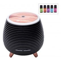 RIO Zoey Aromatherapy Diffuser & Humidifier - Dark Brown, Pink,Black