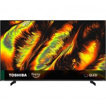 TOSHIBA Fire TV 43QF5D53DB  4K Ultra HD HDR QLED TV with Alexa, Black