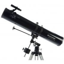 CELESTRON Powerseeker 114EQ Reflector Telescope - Black, Black