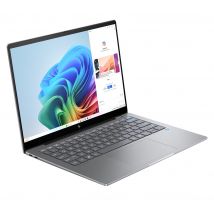 HP OmniBook X 14" Laptop - Qualcomm Snapdragon X Elite, 1 TB SSD, Silver, Silver/Grey