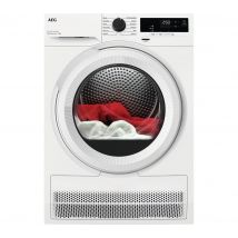 AEG 5000 Series TXH508A4R 8 kg Heat Pump Tumble Dryer - White, White