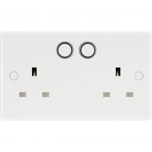 BG 822/HC-01 Double Wall Smart Socket - White