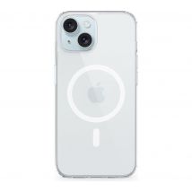 EPICO Resolve Magnetic iPhone 15 Plus Clear View Case - Transparent, Clear