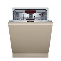 NEFF N50 S155HVX00G Full-size Fully Integrated WiFi-enabled Dishwasher, Silver/Grey