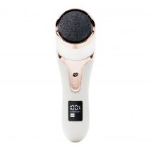 RIO Go Smooth Electric Callus Remover - White & Gold, White,Gold
