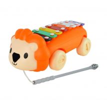 LITTLE STAR LS1002 Lion Pull Along Xylophone - Orange