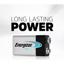 Energizer Max Plus 9V Alkaline Battery - Pack of 1