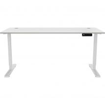 PIRANHA E-BASE 140 Gaming Desk - White, White