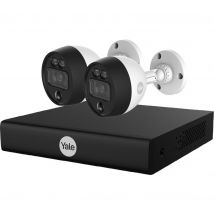 YALE YSV-2CSMD-4CK Smart Motion 2 DVR CCTV Camera Kit - 2 Cameras, Black,White