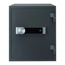 Yale Fire Safe Electronic Storage Locker - Large, Grey, Silver/Grey