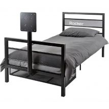 X ROCKER Basecamp TV Gaming Bed - Black, Black