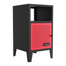 X ROCKER Mesh-Tek Bedside Table - Red & Black, Black,Red