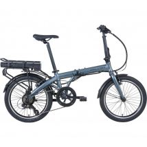 Falcon Compact Electric Folding Bike - Blue & Black, Black,Blue