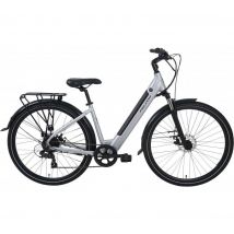 Falcon Horizon Low Step Electric Bike - Black & White, Black,White