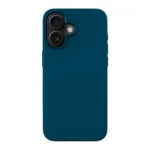 EPICO Mag Magnetic iPhone 16 Silicone Case - Petrol Blue, Blue
