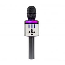 EASY KARAOKE EKS221BT Bluetooth Karaoke Speaker with Dual Wireless Microphones - Black