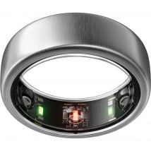 OURA Ring Gen3 Horizon - Brushed Titanium, Size 12, Silver/Grey