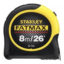 STANLEY FATMAX 8 m / 26' Tape Measure - Black & Yellow