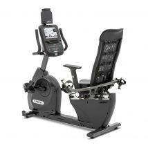 Spirit XBR55 ENT Smart Bluetooth Recumbent Exercise Bike - Black, Black