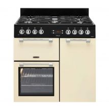 LEISURE Cookmaster CK90G232C Gas Range Cooker - Cream, Cream