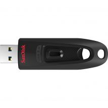 SANDISK Ultra USB 3.0 Memory Stick - 128 GB, Black, Black