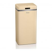 SWAN Retro 45-litre Rectangular Bin - Cream