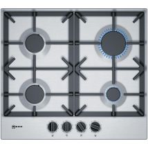 NEFF N70 T26DS49N0 58 cm Gas Hob - Stainless Steel, Stainless Steel