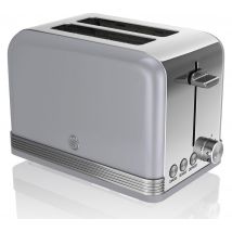 SWAN ST19010GRN 2-Slice Toaster - Grey, Silver/Grey