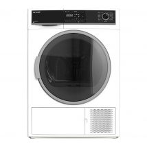 SHARP KD-HHH9S7GW2-EN 9 kg Heat Pump Tumble Dryer - White, White