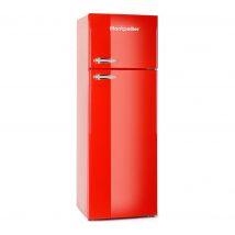 MONTPELLIER Retro MAB346R 80/20 Fridge Freezer - Red, Red