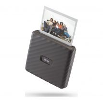 INSTAX Wide Link Photo Printer - Mocha Grey, Silver/Grey