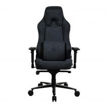 AROZZI Vernazza Supersoft Fabric Gaming Chair - Pure Black, Black