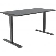 PIRANHA E-BASE 120 Gaming Desk - Black, Black