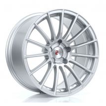 2Forge ZF1 Alloy Wheels In Silver Set Of 4 - 17X8 Inch ET35 5X110 PCD 76mm Centre Bore Silver, Silver