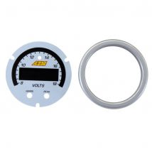 AEM Electronics X Series Gauge Accessory Kit - Voltmeter, White