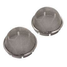Weber Domed Mesh Filters For Carburettor Ram Pipes - Pair - Size Small Fits Weber 45 DCOE / 44 IDF / 48 IDF