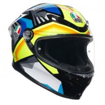 AGV K6-S Multi Joan Replica Motorcycle Helmet - Multi Joan - Small (56cm), Black/blue/white