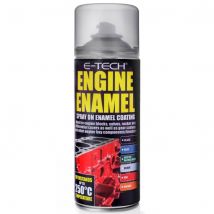 E-Tech Engineering Spray-On Engine Enamel Paint - Silver 400ml, Silver