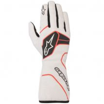 Alpinestars Tech 1 Race V2 Gloves - Colour: White / Black / Red, Size: XL