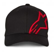 Alpinestars Corp Shift II Flex Fit Hat - Small / Medium - Black / Red