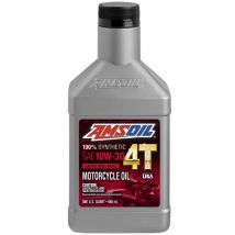 Amsoil 100% Synthetic 4T Performance Motorcycle Engine Oil - 10W30