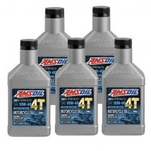 Amsoil 100% Synthetic 4T Performance Motorcycle Engine Oil - Special Offer - 10W40