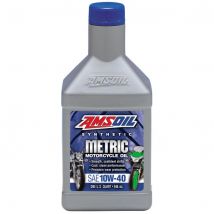 Amsoil Synthetic Metric Motorcycle Engine Oil - 10W40