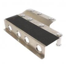 Demon Tweeks Aluminium False Floor Kit To Suit Tilton 3 Pedal Assembly (72-616) - Silver