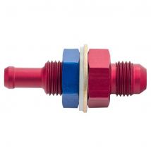 ATL Fuel Outlet Bulkhead Adaptor - Red, Red