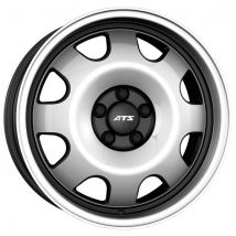 ATS Cup Alloy Wheels in Black/Polished Set of 4 - 15x7 Inch ET28 4x100 PCD 63.4mm Centre Bore Diamond Black/Polished, Black